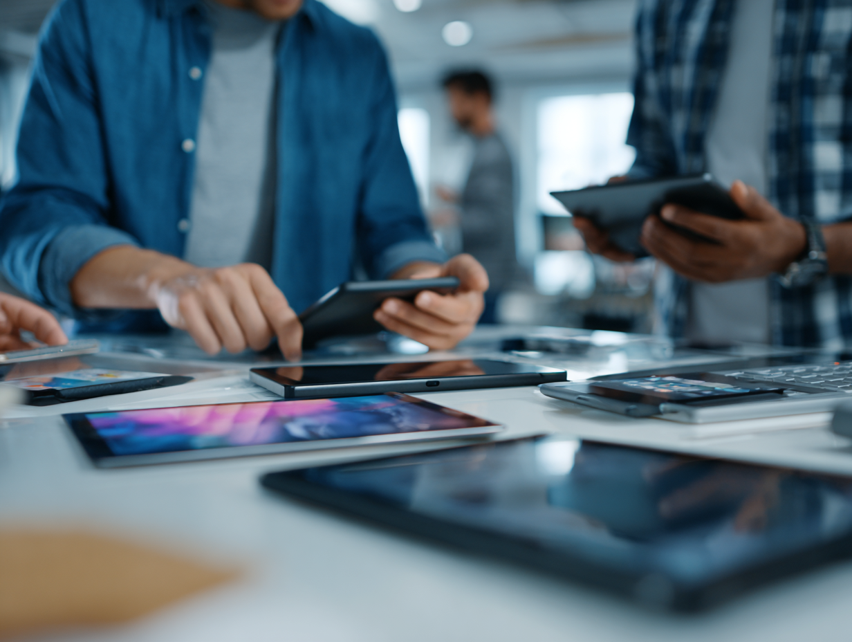 Retail commerce mobile app placeholder