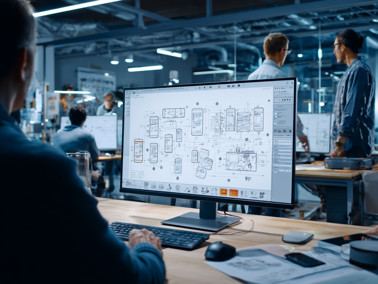 Spatial digital design mockups for hybrid retail
